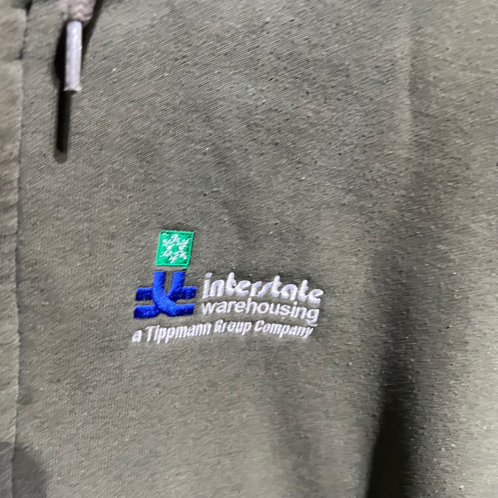 Carhartt Full Zip Hoodie Mens XL Green Quilted Lined Workwear Utility Jacket - Picture 6 of 11